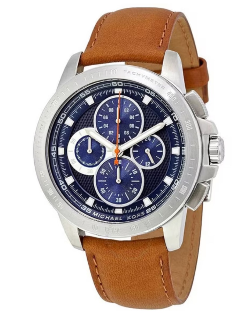 Michael Kors Men's Ryker Chronograph Leather Watch, MK8518